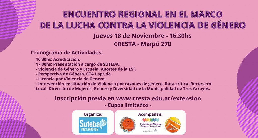 Encuentro Regional Contra violencia de genero 11-2021 web